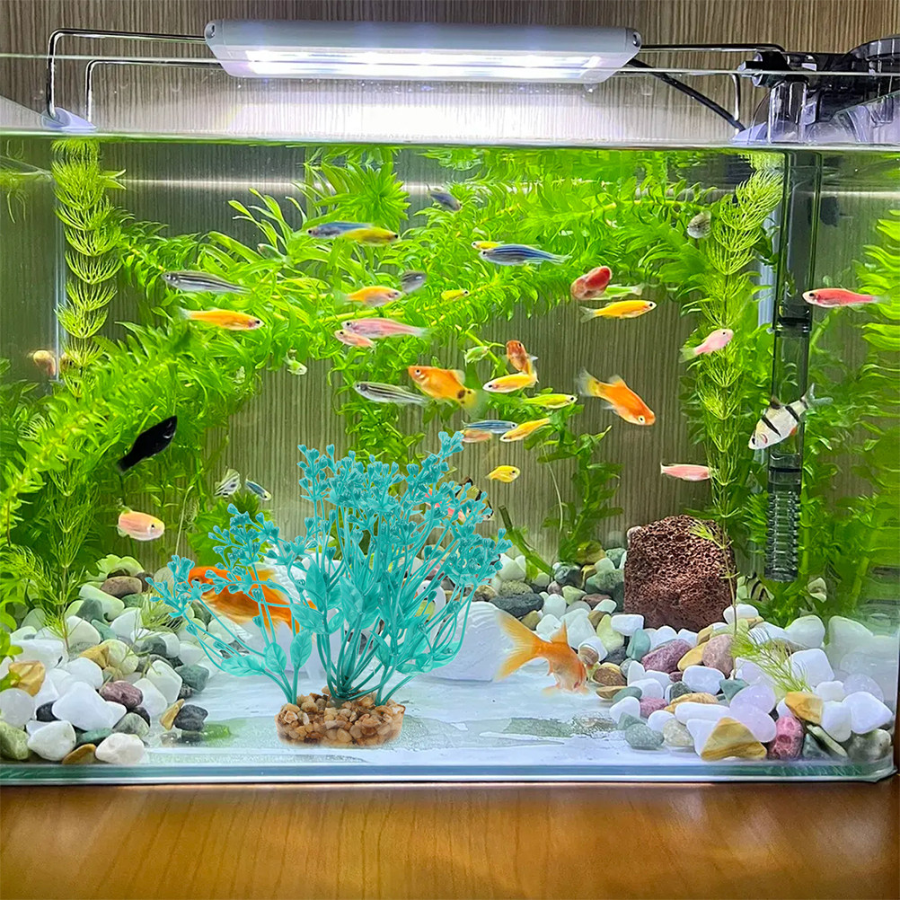 2 шт. реалистичных пластиковых – обзор и цена Aquarium Planted Setup